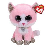Мягкая игрушка Ty Beanie Boo's Розовый котенок FIONA 15 см Фото