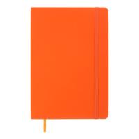Книга записна Buromax Touch Me 96 аркушів А5 у клітинку помаранчевий Фото