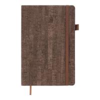 Книга записна Buromax Wood 96 аркушів А5 у клітинку бежевий Фото