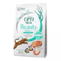 Сухий корм для кішок Optimeal Beauty Fitness для стерилізованих/кастрованих з мо Фото