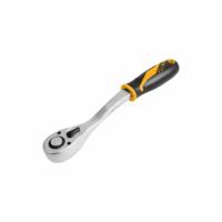 Трещотка Tolsen "ПРОФИ" 1/4" реверсивная с изогнутой головкой Фото