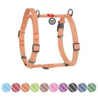 Шлей для собак WAUDOG Н-образная Re-cotton с QR паспортом, светоотражающ Фото