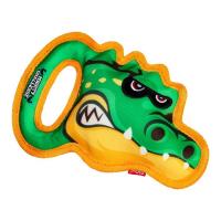 Игрушка для собак GiGwi Mighty Challenge Крокодил с пищалкой 25 см Фото