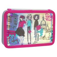 Пенал Cool For School 2 відділення з відворотами Рожевий Фото