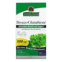 Травы Nature's Answer Брокко-глутатион, 500 мг, Brocco-Glutathione, 60 Фото
