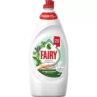 Засіб для ручного миття посуду Fairy Sensitive Чайне дерево і М'ята 900 мл Фото