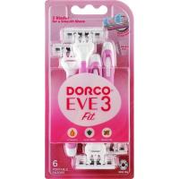 Бритва Dorco Eve 3 Fit Одноразовая Для женщин 6 шт. Фото