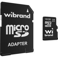 Карта пам'яті Wibrand 16GB microSD class 10 UHS-I Фото