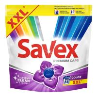 Капсулы для стирки Savex Premium Caps Color 56 шт. Фото