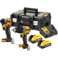 Набір електроіструментів DeWALT 18В XR Li-lon 2x5Ah, DCD805, DCF850, TSTAK Фото