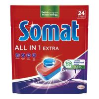 Таблетки для посудомоечных машин Somat All in 1 Extra 24 шт. Фото