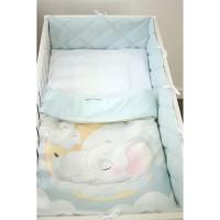Детский постельный набор Верес "Слоник стеганый" (6 ед ) Фото
