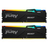 Модуль памяти для компьютера Kingston Fury (ex.HyperX) DDR5 32GB (2x16GB) 6000 MHz Beast RGB EXPO Фото