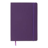 Книга записная Buromax TOUCH ME А5 96 листов линия, фиолетовый Фото