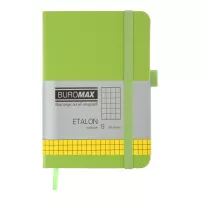 Книга записная Buromax ETALON 95х140, 96 листов клеточка салатовый Фото