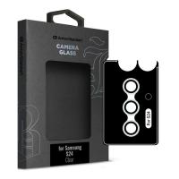 Стекло защитное Armorstandart Camera glass Supreme Black Icon Samsung S24 Clear Фото