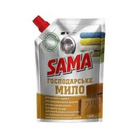 Гель для стирки Sama Мыло хозяйственное жидкое Дой-пак 1.5 кг Фото