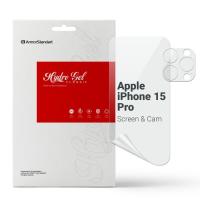 Плівка захисна Armorstandart Kit Clear screen + camera Apple iPhone 15 Pro Фото