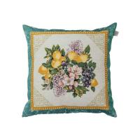 Подушка Прованс гобеленова декоративна Verna Фрукти, лимони в золо Фото
