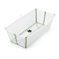 Ванночка Stokke Flexi Bath XL Складна Прозора Зелена Фото