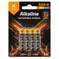 Батарейка Vinga AAA LR03 Alkaline 8pcs Blister Фото