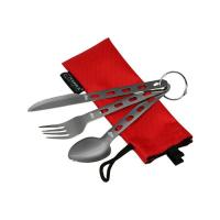 Набор туристической посуды Terra Incognita Base Set Ложка Виделка Ніж Фото