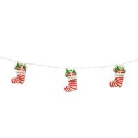 Гирлянда Chomik Носок новогодний 1.65 м 10 LED Теплый белый Фото