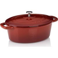 Гусятница Kela Calido чавунна з кришкою 4 л червона Фото