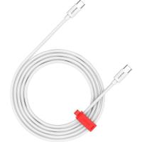 Дата кабель Canyon USB-C to USB-C 2.0m CC100AB 100W Braided White Фото