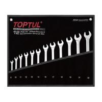 Ключ Toptul комбинированный (угол 75°) 12шт. 8-22мм (черный че Фото