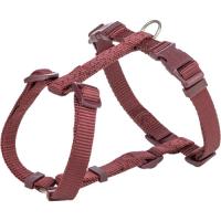 Шлей для собак Trixie Premium H-harness XXS-XS 20-32 см 10 мм Бордовая Фото