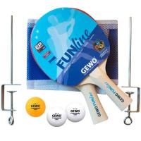 Комплект для настольного тенниса Gewo Free Time 2 Bats 3 Balls + сітка (96970000) Фото