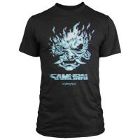 Футболка Jinx Cyberpunk 2077 - Glitch Samurai Premium Tee Black, Фото