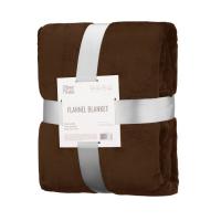 Плед Ardesto Flannel 160х200см, 100 поліестер, коричневий Фото