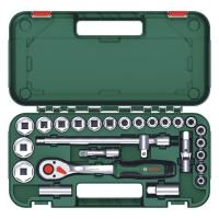 Набор инструментов Bosch торцевых 1/2", 25 шт, с трещоткой Фото