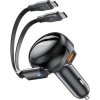 Зарядное устройство Acefast 3xUSB 53W (2xUSB-C+USB-A) + cable USB-C 2in1 B13 Фото