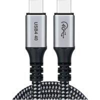 Дата кабель Choetech USB-C to USB-C 1.2m USB4.0 Gen3 240W (8K HDR) Фото