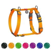 Шлея для собак WAUDOG Nylon Mono анатомічна H-подібна з QR паспортом, пл Фото