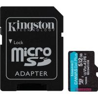 Карта памяти Kingston 512GB microSDXC сlass 10 UHS-I U3 V30 A2 Canvas Go Фото
