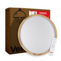 Светильник Vestum WOOD матовий 60W 375*60мм 3000К-6500К з ДК акація Фото