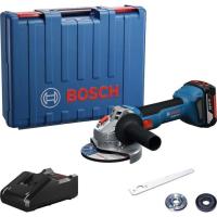 Шлифовальная машина Bosch GWS 18V-8 125мм, 18В, 1x4Ah, 0-11000об/мин, 1.6кг, Фото