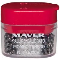Грузило Maver набір Pallini Supercalibrati Teneri 3/0 (0.475g) Фото