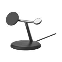 Зарядное устройство Belkin 3in1 Magnetic Adjustable Pad Qi2 15W Black Фото