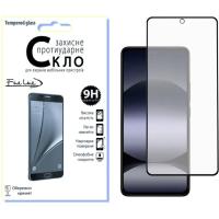 Стекло защитное Fine Line Xiaomi Redmi Note 14S Black Фото