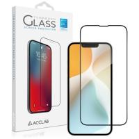 Стекло защитное ACCLAB Full Glue Apple iPhone 16E Black Фото