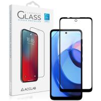 Стекло защитное ACCLAB Full Glue MOTO E30/E40 Black Фото