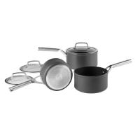 Набір посуду Ninja 3 предмети із нержавіючої сталі з кришками Фото