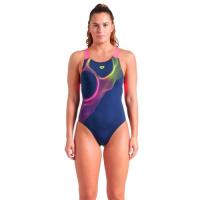 Купальник Arena Ripples Swimsuit V Back B 009021-780 синій 36 Фото