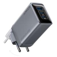 Зарядний пристрій Anker GaNPrime 100W 2xUSB-C PD + 1xUSB-A Foldable Silver Фото