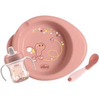Набор детской посуды Chicco Set Prima Pappa 6м+ Рожевий Фото